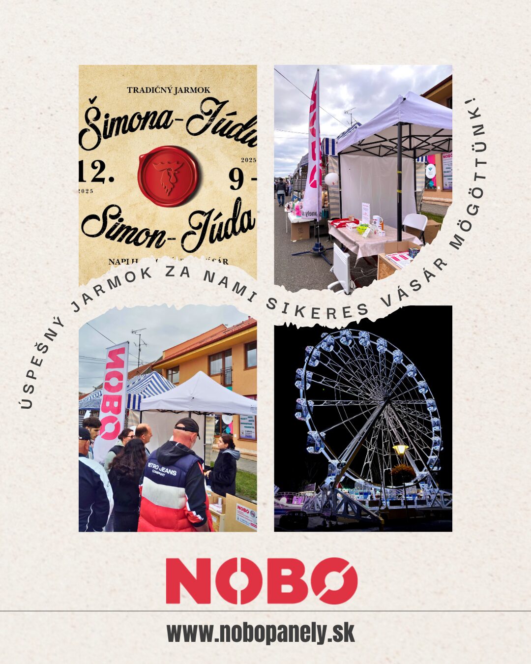 Jarmok Šimona Júdu 2025 v Štúrove – s NOBO